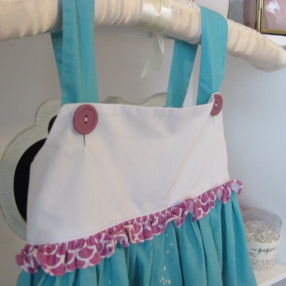 Girl's Eleanor Rose Tunic Top Shirt Dress Size 6-7 EUC - Picture 4 of 5